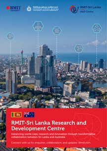 Cover of the RMIT-Sri Lanka R&D Centre booklet