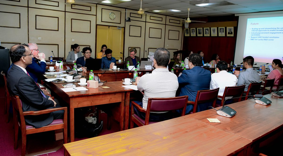 RMIT University visit to the University of Sri Jayewardenepura, 2025