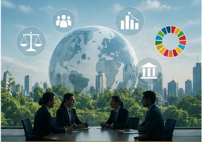 Society, policy, business and sustainable development